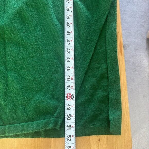 Eloquii Women’s Size 18 / 20 Green Knit Funnel Neck Fitted Sweater Maxi Dress - Picture 11 of 11